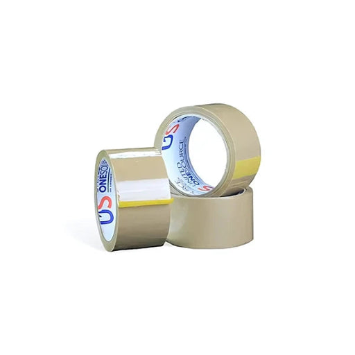 MA0225 2" x 55 Yd 1.6 Mil Tan Hot Melt Packaging Tape 36 Pack