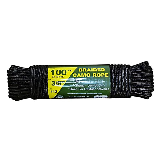 MA9170 3/8" x 100' Camouflage Braided Polypropylene Rope