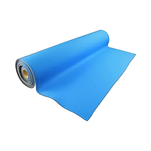 MA9181 27" x 20' Neoprene Runner Blue Slip-Resistant Floor Mat