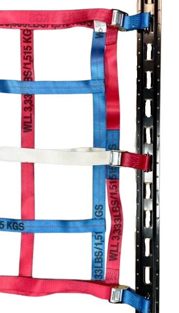 6'x6' Double Adjustable Cargo Net & 6 Cambuckles, Model NET-DBL-46-106