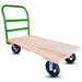 Heavy-Duty Oak Platform Truck 24" x 48" 8" Rubber Wheels, 2,000 lb, Model OAK-PT2448-2000