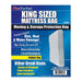 78" x 10" x 96" 2 Mil Poly Bag King Mattress Storage Solution