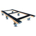 50"x24" Oak 6 Wheel Dolly 3.5" TPR Wheels, 1,200 lb, Model RM-CentiRoller-50x24-1200