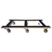 50"x24" Oak 6 Wheel Dolly 3.5" TPR Wheels, 1,200 lb, Model RM-CentiRoller-50x24-1200