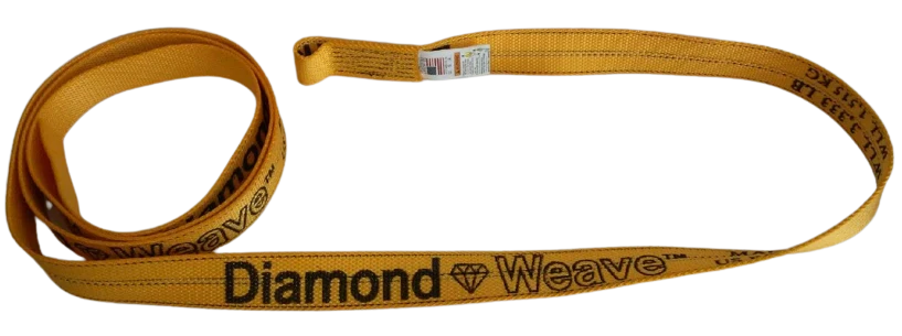 2" x 14' Diamond Weave Polyester Ratchet Strap Bolt Loop, 3,333 lb, Model S-2X14BE-DW-2