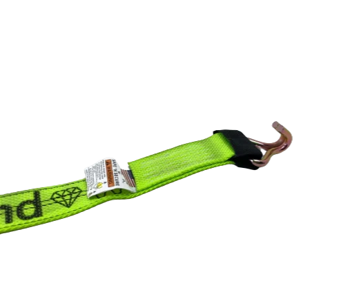Heavy-Duty Cargo Strap 2" x 14' Diamond Weave Wire Hooks, 3,333 lb, Model S-2X14COT2-DW