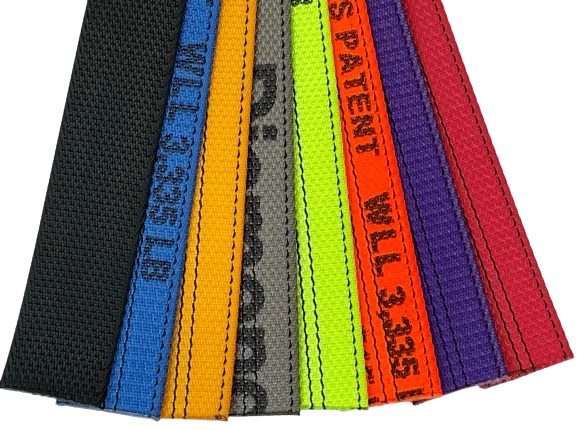 Heavy-Duty Cargo Strap 2" x 14' Diamond Weave Wire Hooks, 3,333 lb, Model S-2X14COT2-DW