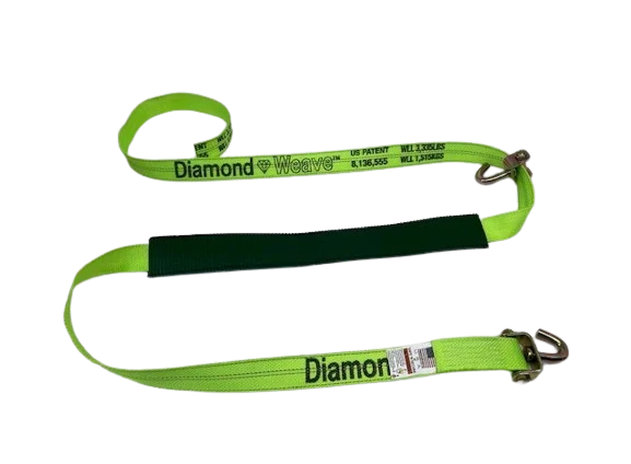 Heavy-Duty Cargo Strap 2" x 14' Swivel J Hook, 3,333 lb, Model S-2X14SJLP-DW