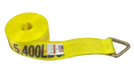 Heavy-Duty 3" x 30' Winch Strap with D-Ring, 5,400 lb, Model S-3X30DR