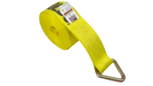 Heavy-Duty 3" x 30' Winch Strap with D-Ring, 5,400 lb, Model S-3X30DR
