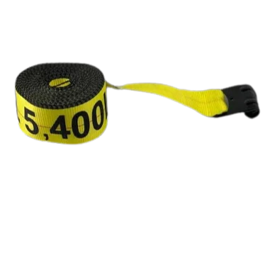 4" x 28' Winch Strap with Flat Hook, 5,400 lb, Model S-4X28FH-I