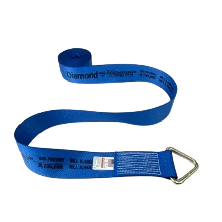 4" x 30' Heavy-Duty Winch Strap with D-Ring, 5,400 lb, Model S-4X30DR-DW