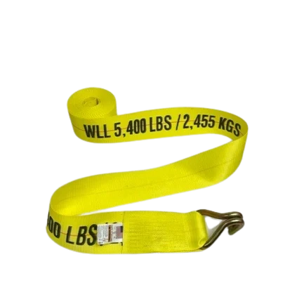Heavy-Duty Winch Strap 4" x 30' with Chain Anchor End, 5,400 lb, Model S-4X30WHK