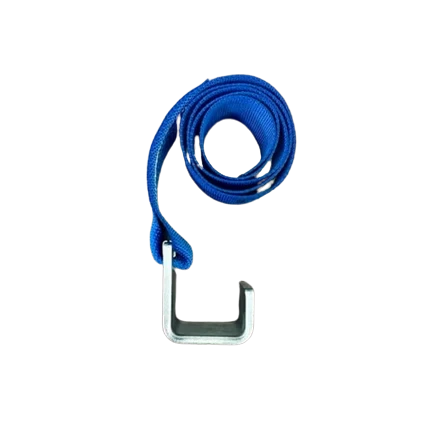 Heavy Duty 4" x 5' Diamond Weave Strap & Waste Hook, 5,400 lb, Model S-4X5CONTAIN-SM