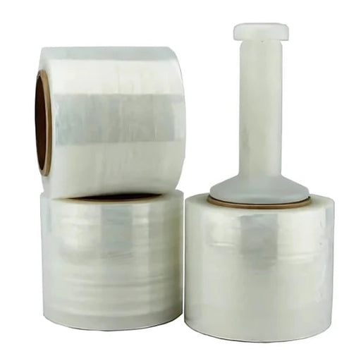SF1886 5" x 1000' 80 Ga Clear Stretch Film Banding 12 Rolls