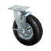 8" Pneumatic Swivel Caster with Brake 1/2" Ball Bearing, Model Swivel-Luggage-Cart-Caster-B