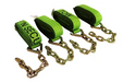 TOW-8PTCHAIN-I Hi-Viz Green TECNIC 8-Point Tie Down Kit, Model THD8-GRTF-001