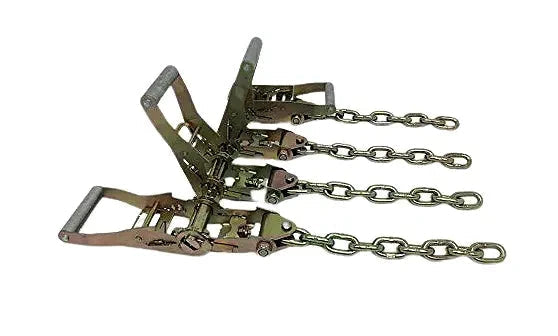 TOW-8PTCHAIN-I Hi-Viz Green TECNIC 8-Point Tie Down Kit, Model THD8-GRTF-001