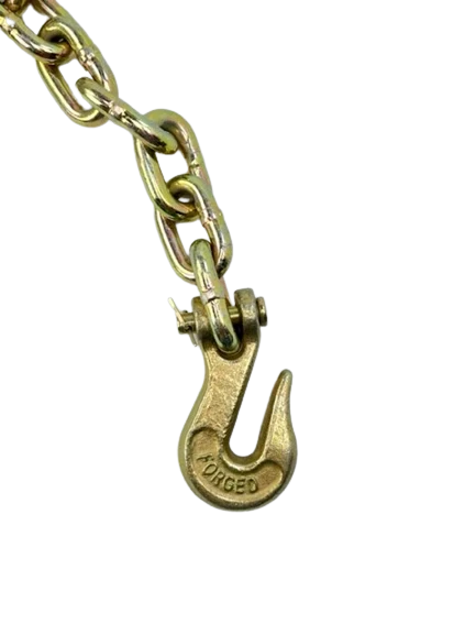 Snatch Block 5/16" Grade 70 Chain & Grab Hook, 4,000 lb, Model TOW-2TSNATCH-CHAIN