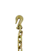 Snatch Block 5/16" Grade 70 Chain & Grab Hook, 4,000 lb, Model TOW-2TSNATCH-CHAIN
