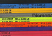 Wheel Lift Strap 2" x 10' Diamond Weave Zinc Hook, 3,333 lb, Model TOW-2X10DR16