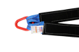Heavy-Duty V-Bridle Strap 3" x 36" RTJ Frame Hooks, 5,400 lb, Model TOW-3X36-RTJ