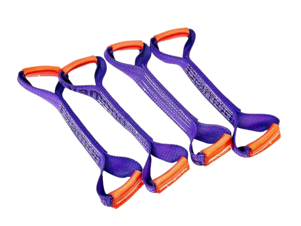 8 Point Diamond Weave Car Tie Down Kit with RJ Hooks, 3,333 lb, Model TOW-8PT-KIT