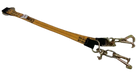 Heavy-Duty Towing V-Bridle 2" x 36" RTJ Cluster Hooks, 3,333 lb, Model TOW-RTJ-BRDL-DW
