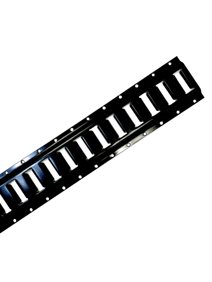 5' Galvanized Steel Horizontal E-Track Rail, Model TRKE-H-5