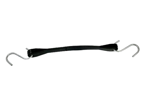 10" Rubber Tarp Straps 10-Pack 2" S-Hooks Made In USA, Model TS10