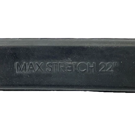 15" Rubber Tarp Straps 22" Max Stretch & 2" S-Hooks, Model TS15