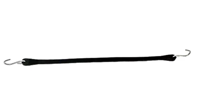 TS21 21" Rubber Tarp Straps & Crimped Hooks Box of 50, Model TS21-50