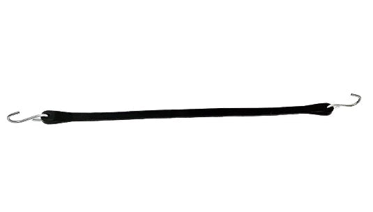 TS21 21" Rubber Tarp Straps & Crimped Hooks Box of 50, Model TS21-50
