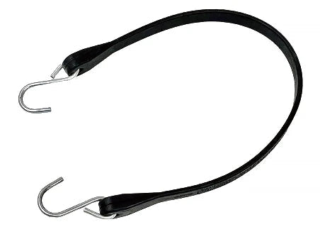 TS21 21" Rubber Tarp Straps & Crimped Hooks Box of 50, Model TS21-50