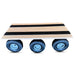 39.5" x 20" Oak 6-Wheel Dolly 10" Pneumatic Wheels, 1,400 lb, Model TT-OAK6W-1400