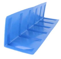 36" Polyethylene Vee Board Corner Protector for 2"–4" Webbing, Model VB-36-BL