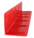 36" Polyethylene Vee Board Corner Protector for 2"–4" Webbing, Model VB-36-RD