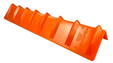 48" Orange V-Board Corner Protector for 2"-4" Webbing, Model VB-48-OR