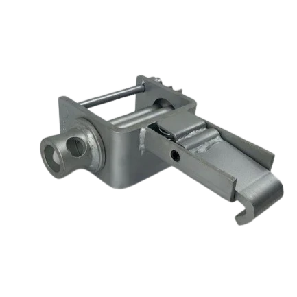 Stake Pocket Trailer Winch Fits 2" 3" & 4", 5,400 lb, Model W-20SPW-SILVER