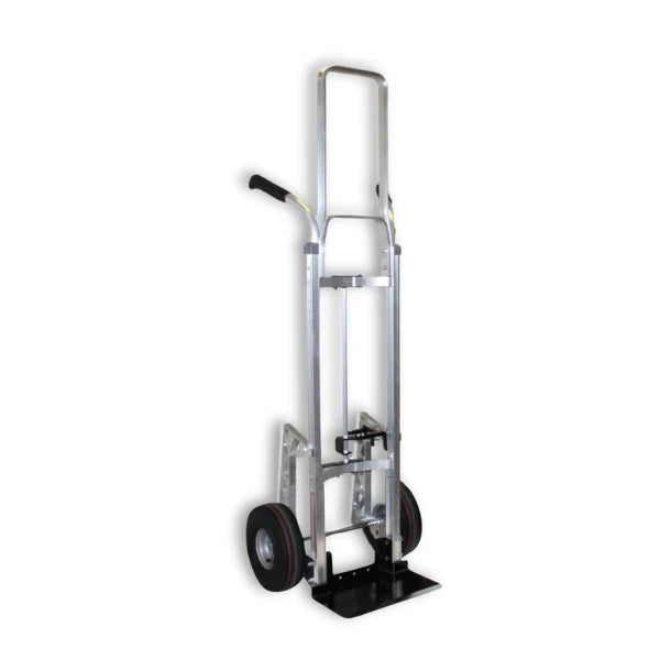 B&P Curved Back Hand Truck 10" Pneumatic Wheels, Model WEB-HTA-004