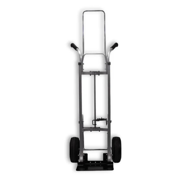 B&P Curved Back Hand Truck 10" Pneumatic Wheels, Model WEB-HTA-004