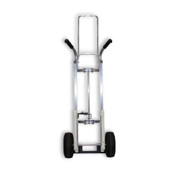 B&P Curved Back Hand Truck 10" Pneumatic Wheels, Model WEB-HTA-004