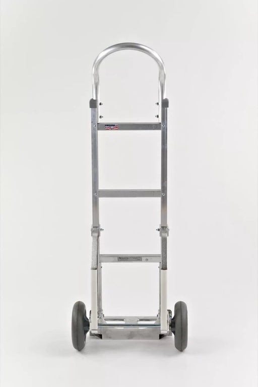B&P Hand Truck, Loop Handle with 8" Balloon Cushion Wheels and Cast Stair Climbers, Model HTA-0112