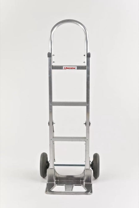 B&P Hand Truck, Loop Handle with 8" Balloon Cushion Wheels and Cast Stair Climbers, Model HTA-0112