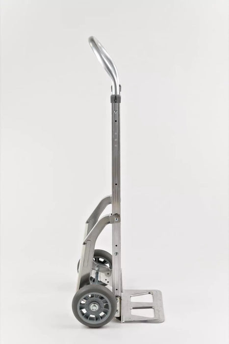 B&P Hand Truck, Loop Handle with 8" Balloon Cushion Wheels and Cast Stair Climbers, Model HTA-0112