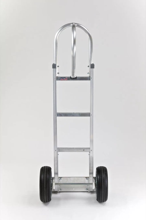 B&P Hand Truck, Straight Loop, Vertical Grip with 10" No Flat Wheels, Model HTA-0076