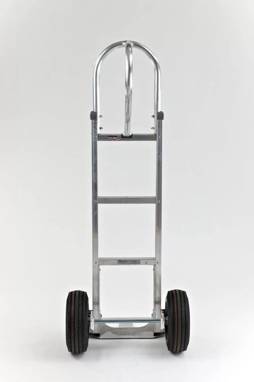 B&P Hand Truck, Straight Loop, Vertical Grip, with 10" Pneumatic Wheels, Model HTA-0028