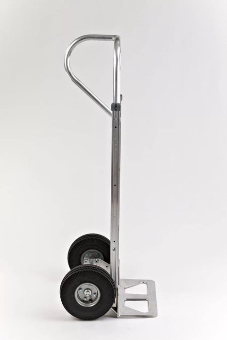 B&P Hand Truck, Straight Loop, Vertical Grip, with 10" Pneumatic Wheels, Model HTA-0028