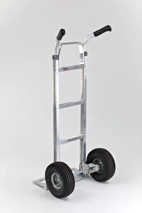 B&P Hand Truck, Double Grip, with 10" Pneumatic Wheels, Model HTA-0114