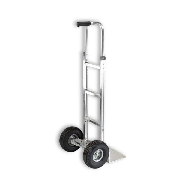 B&P Hand Truck 10" Pneumatic Wheels 52" Single Pin Grip, Model WEB-HTA-019